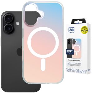 Holografické puzdro s MagSafe pre Apple iPhone 16 - 3mk HARDY® PrisMag Case™