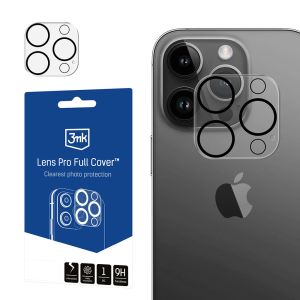 Ochrana šošovky pre Apple iPhone 12 Pro Max - 3mk Lens Pro Full Cover