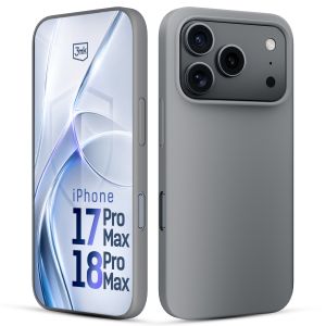 Silikónové puzdro pre Apple iPhone 17 Pro Max/ 18 Pro Max - 3mk HARDY® Mellow Case™ Gray