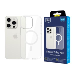 Pancierové puzdro s MagSafe na Apple iPhone 15 Pro Max - 3mk EverClear MagCase
