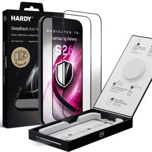 2x 9H tvrdené antireflexné sklo na Samsung Galaxy S26 - 3mk HARDY® DeepBlack Anti-Reflective Glass™