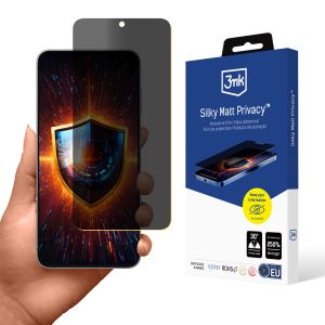 Súkromná ochranná fólia na Samsung Galaxy S26 FE - 3mk Silky Matt Privacy