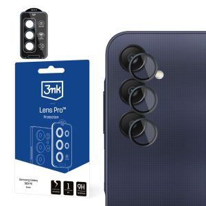 Tvrdené sklo na objektív fotoaparátu pre Samsung Galaxy A25 5G 3mk Lens Protection Pro Black