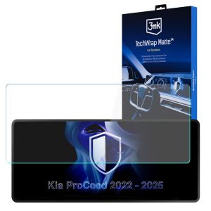 Matná ochranná fólia na displej navigácie pre Kia ProCeed 2022-25 – 3mk TechWrap Matte™ Center Display