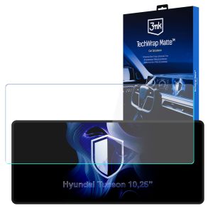 Matná ochranná fólia na displej navigácie pre Hyundai Tucson 10,25 inches (2020-2024) – 3mk TechWrap Matte™ Center Display