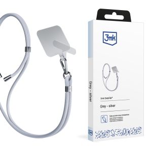 Šnúrka na smartfón 3mk EasyClip Grey (silver)