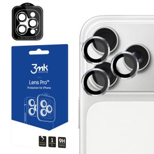 Tvrdené sklo na objektív fotoaparátu pre Apple iPhone 17 Pro/ iPhone 17 Pro Max 3mk Lens Protection Pro Silver