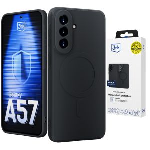 Elastické puzdro s MagSafe na Samsung Galaxy A57 - 3mk HARDY® Haptica MagCase™