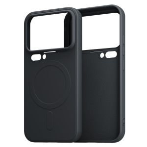 Elastické puzdro s MagSafe na Xiaomi 17 Pro - 3mk HARDY® Haptica MagCase™
