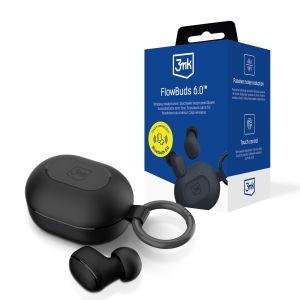Slúchadlá bezdrôtové čierne - 3mk FlowBuds™ Black