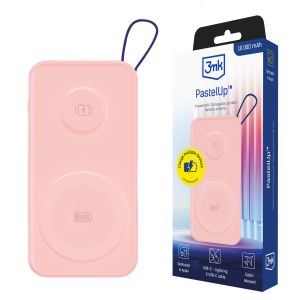 Powerbank 3mk PastelUp 10,000mAh 22.5W MagSafe QI USB-A USB-C Lightning