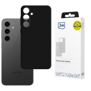 Silikónové puzdro pre Samsung Galaxy S24 FE - 3mk HARDY® Mellow Case™ Black