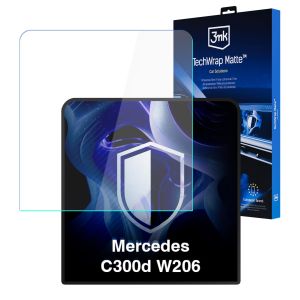 Matná ochranná fólia na displej navigácie pre Mercedes C300d W206 – 3mk TechWrap Matte™ Center Display