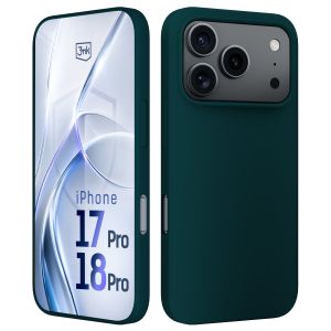 Silikónové puzdro pre Apple iPhone 17 Pro/ 18 Pro - 3mk HARDY® Mellow Case™ Dark Green