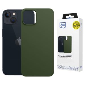 Puzdrá silikonové s MagSafe na Apple iPhone 15 - 3mk HARDY® Mellow MagCase™ Alpine Green