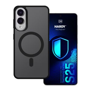 Dymové puzdro s MagSafe pre Samsung Galaxy S25 Edge – 3mk HARDY® Hazy MagCase™ Black