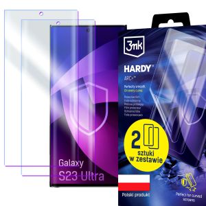2x Ochranná fólia na Samsung Galaxy S23 Ultra - 3mk HARDY® ARC+