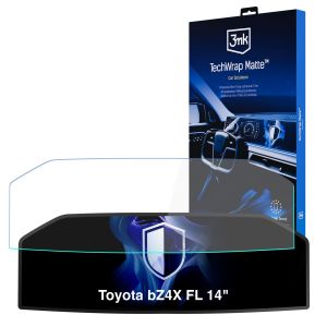 Matná ochranná fólia na displej prístrojového štítu pre Toyota bZ4X FL 14" 2025- - 3mk TechWrap Matte Cluster™