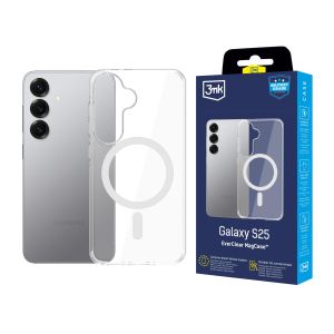 Pancierové puzdro s MagSafe na Samsung Galaxy S25 - 3mk EverClear MagCase