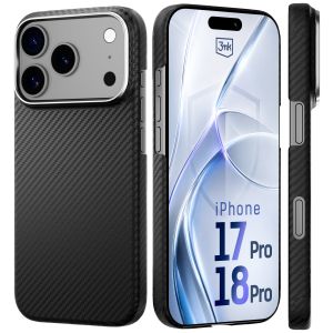 Puzdro z aramidového vlákna s MagSafe na Apple iPhone 17 Pro/ 18 Pro - 3mk HARDY® Aramid MagCase™