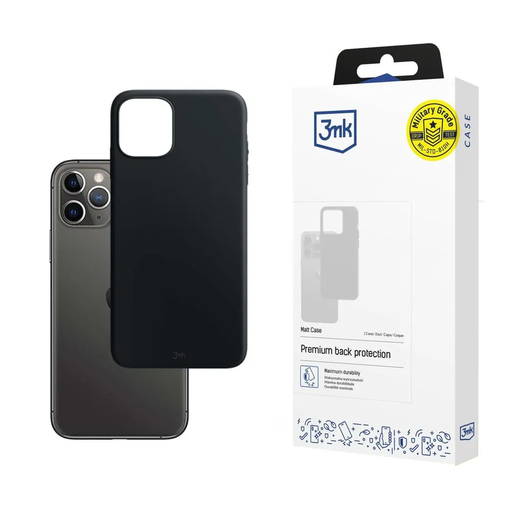 Puzdro na Apple iPhone 11 Pro - 3mk Matt Case Black