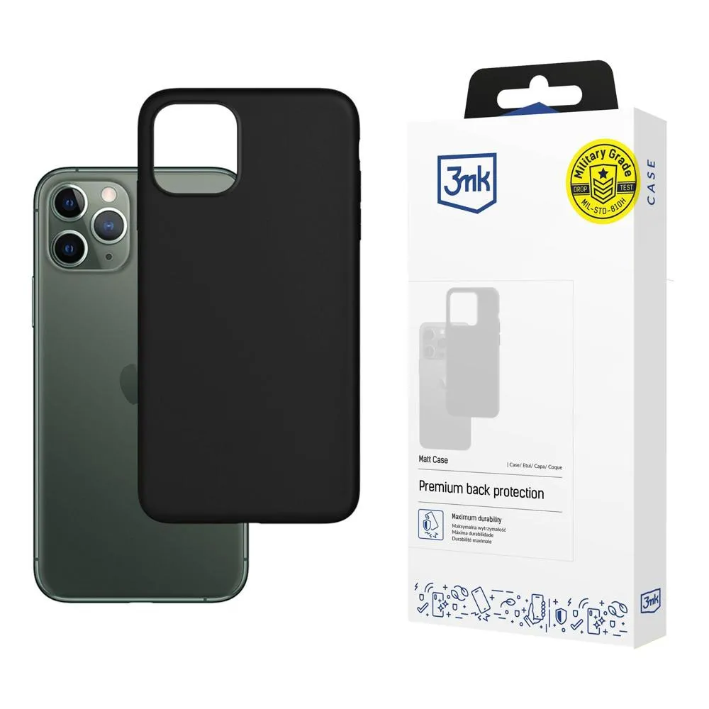 Puzdro na Apple iPhone 12 Pro Max - 3mk Matt Case Black