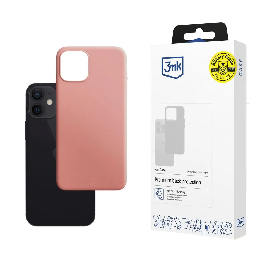 Puzdro na Apple iPhone 12 Mini - 3mk Matt Case Lychee