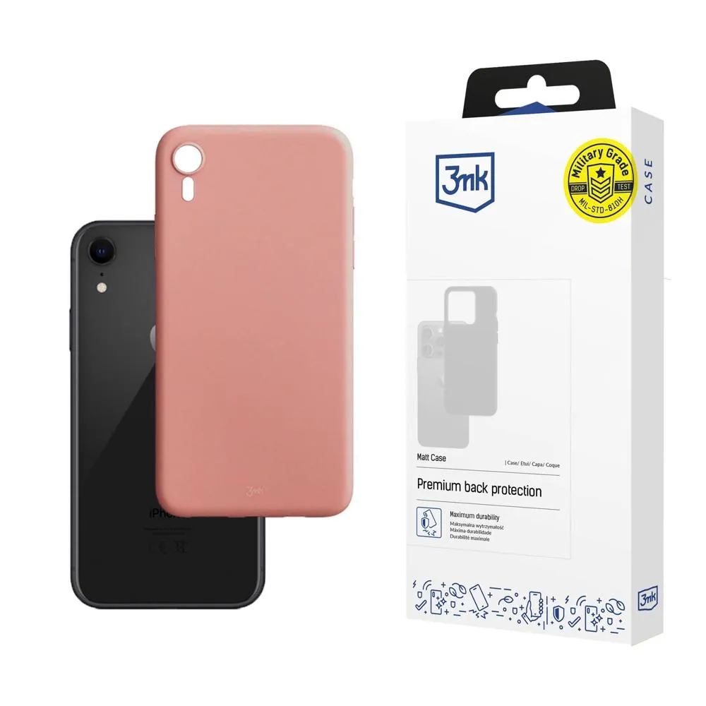 Puzdro na Apple iPhone Xr - 3mk Matt Case Lychee
