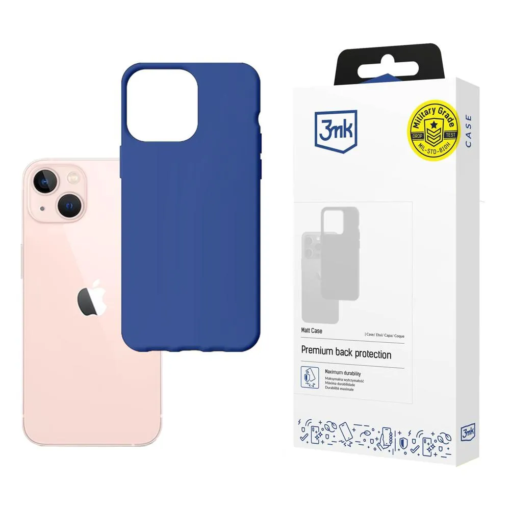 Puzdro na Apple iPhone 14 Plus - 3mk Matt Case Čučoriedka