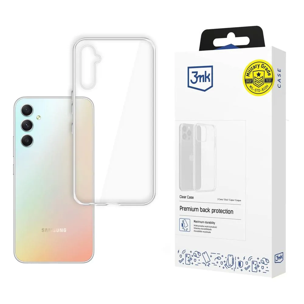 Puzdro na Samsung Galaxy A34 5G - 3mk Clear Case