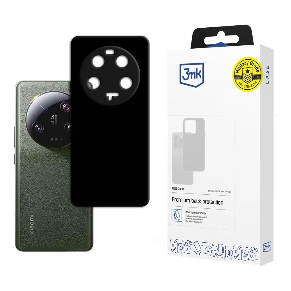 Puzdro na Xiaomi 13 Ultra 5G - 3mk Matt Case Black