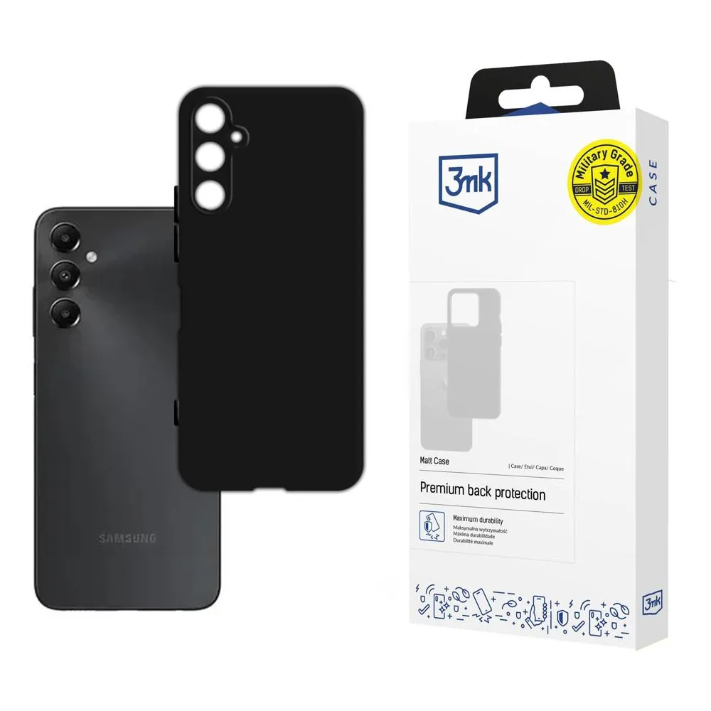 Puzdro na Samsung Galaxy A05s - 3mk Matt Case Black