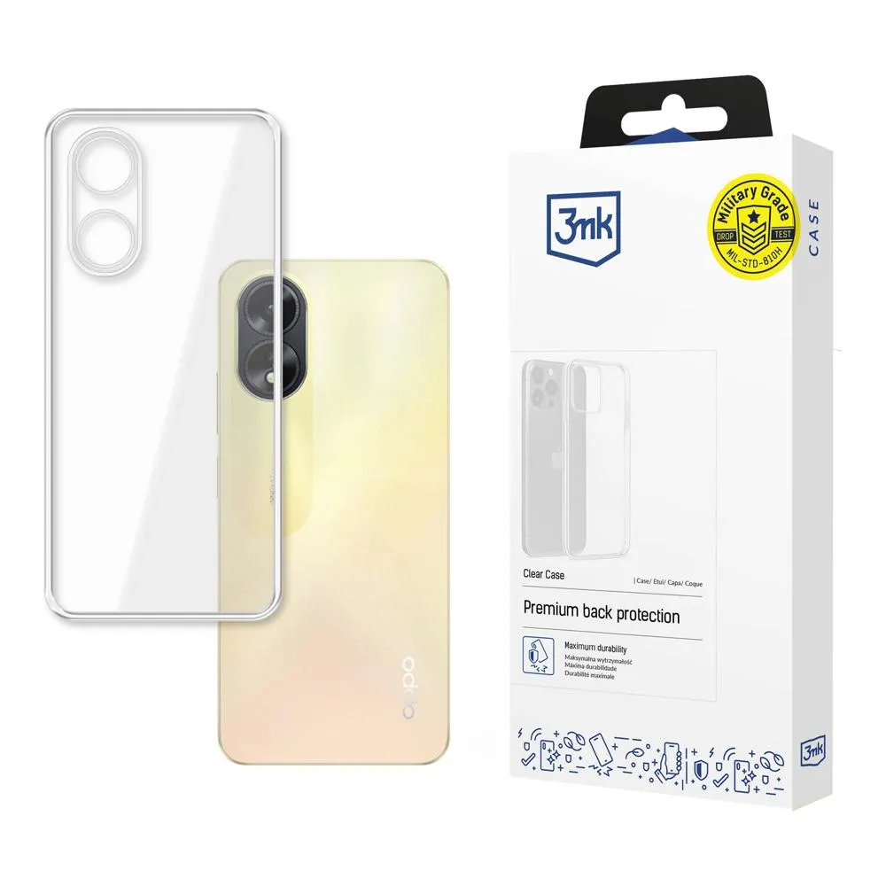 Puzdro na Oppo A38 - 3mk Clear Case