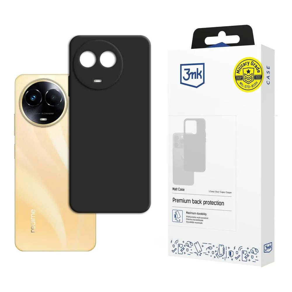 Puzdro na Realme 11 5G - 3mk Matt Case Black