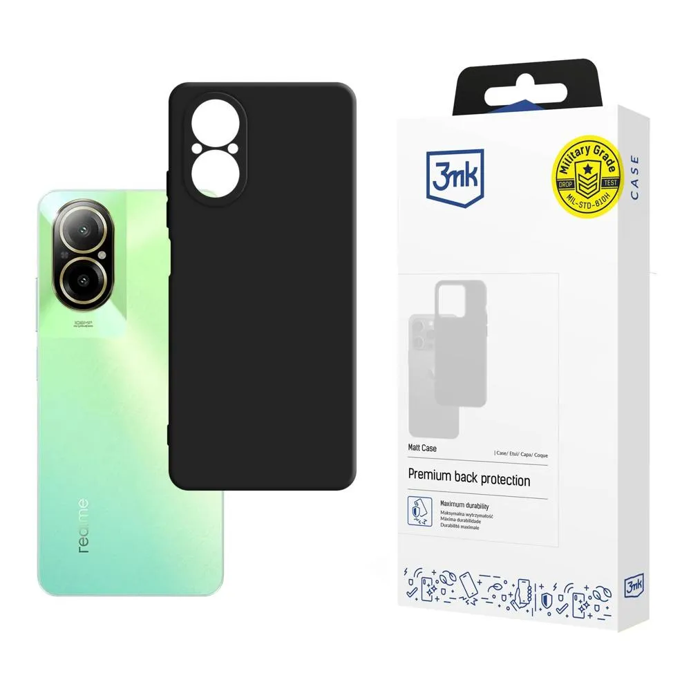 Puzdro na Realme C67 - 3mk Matt Case Black