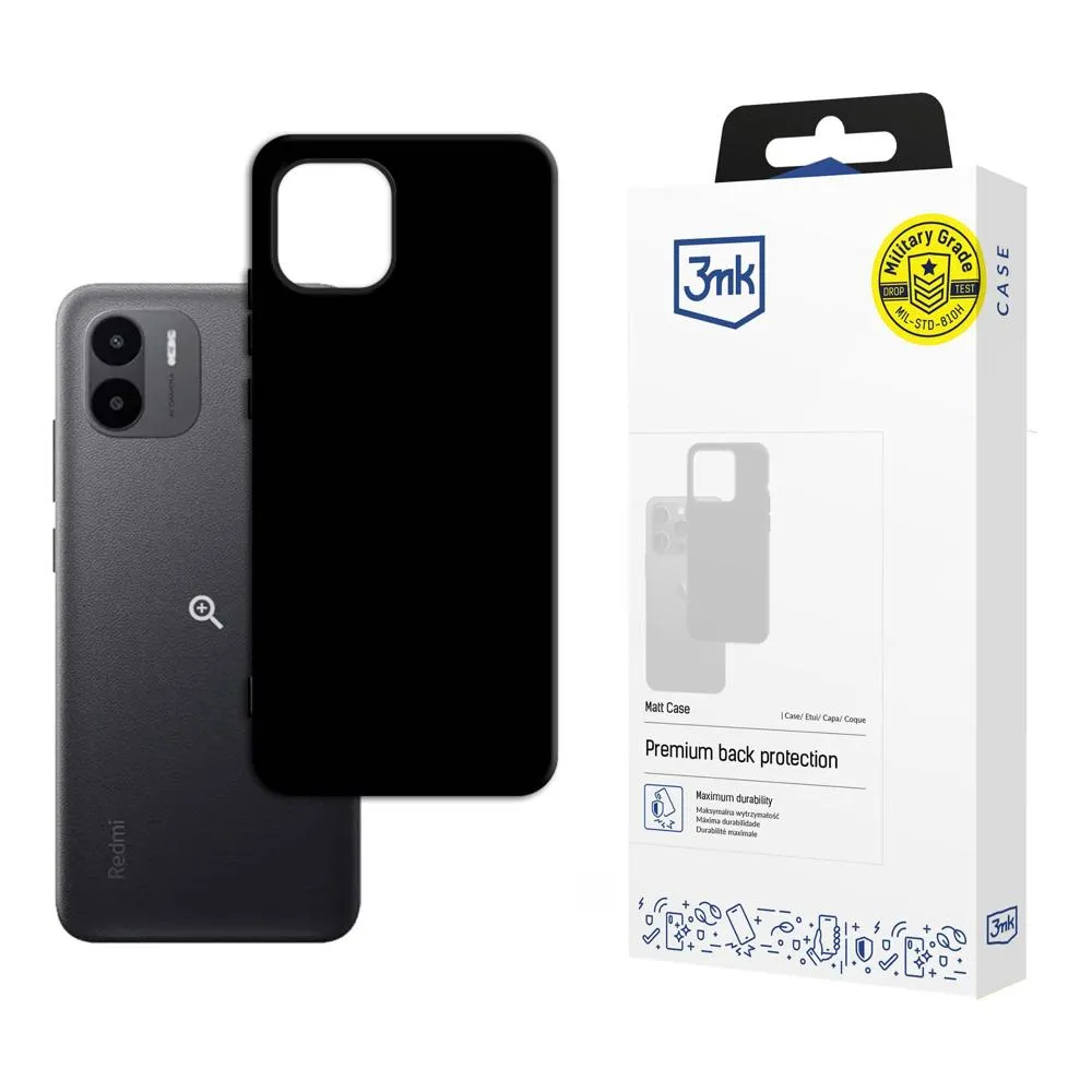 Puzdro na Redmi A2 - 3mk Matt Case Black