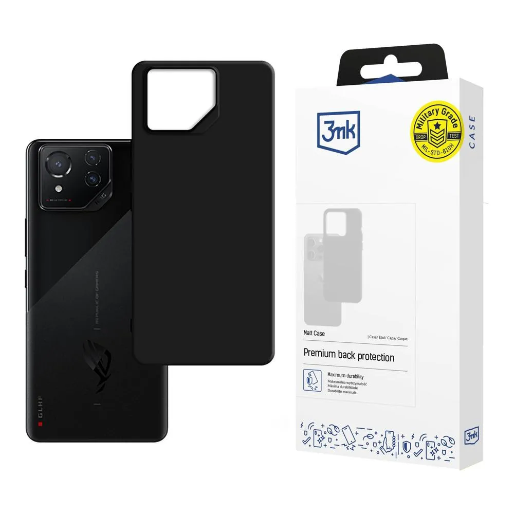 Puzdro na Asus ROG Phone 8 - 3mk Matt Case Black