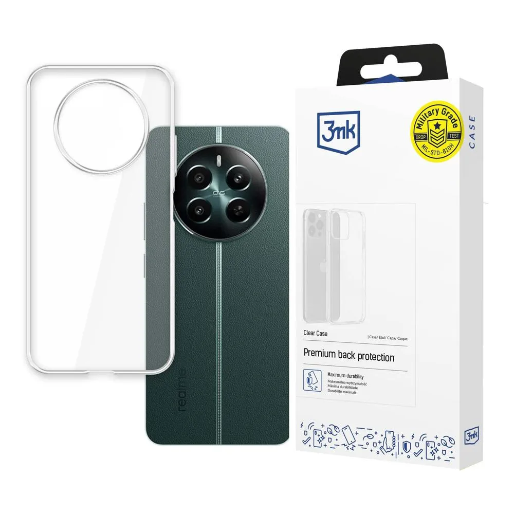 Puzdro na Realme 12+ 5G - 3mk Clear Case