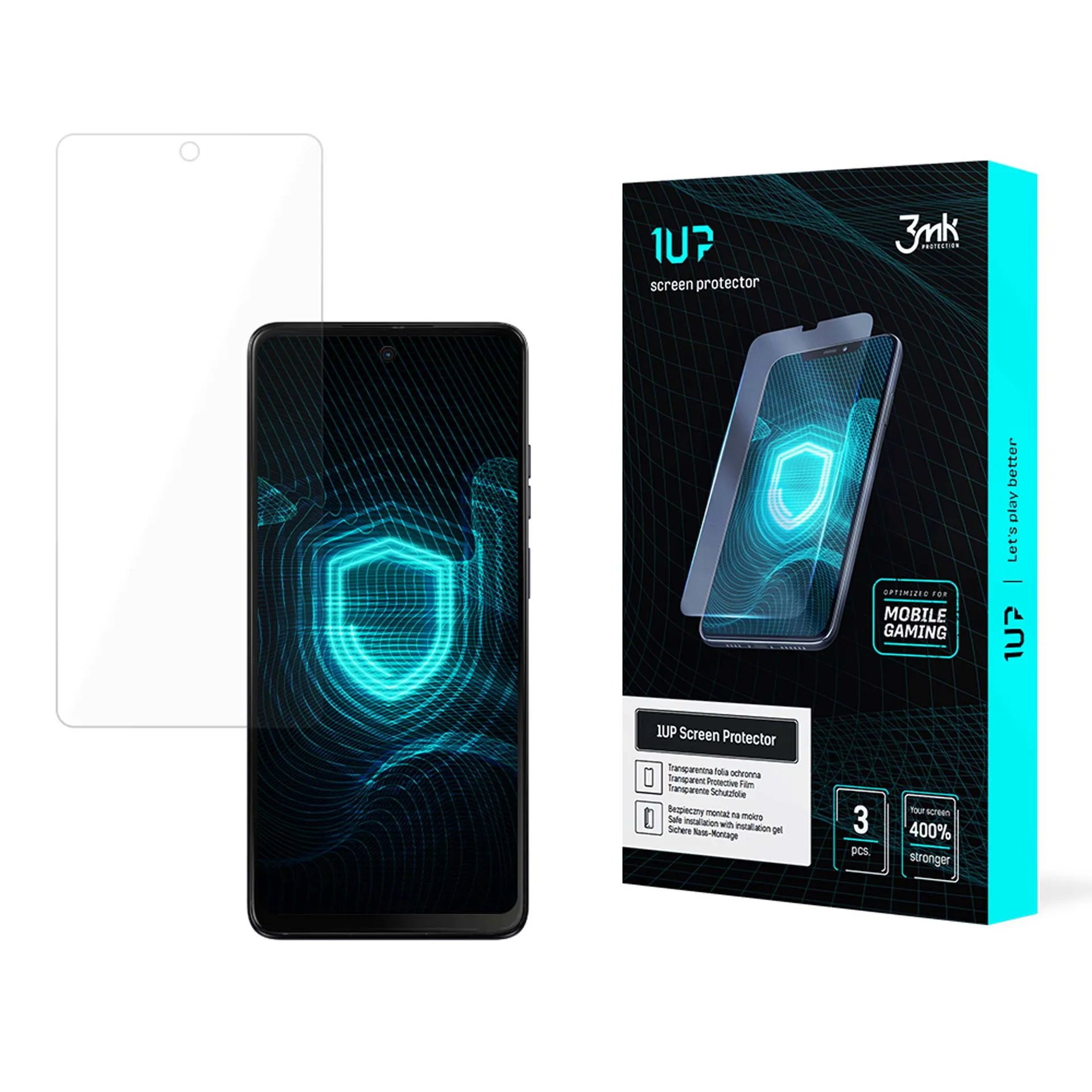 Ochranná fólia na Motorola Moto G04s - 3mk 1UP screen protector (3 kusy)