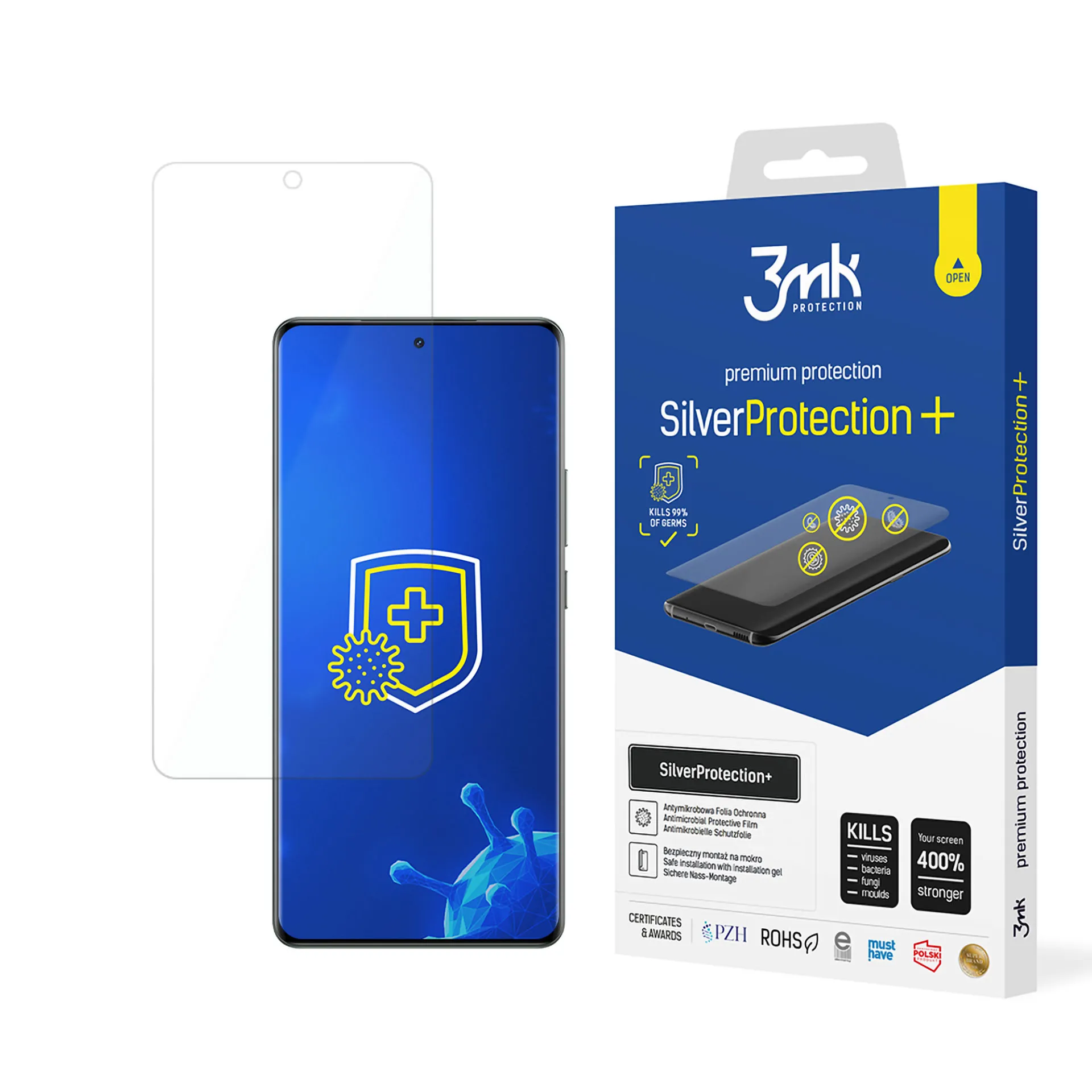 Antinárazová ochranná fólia na Realme GT 6 - 3mk SilverProtection+