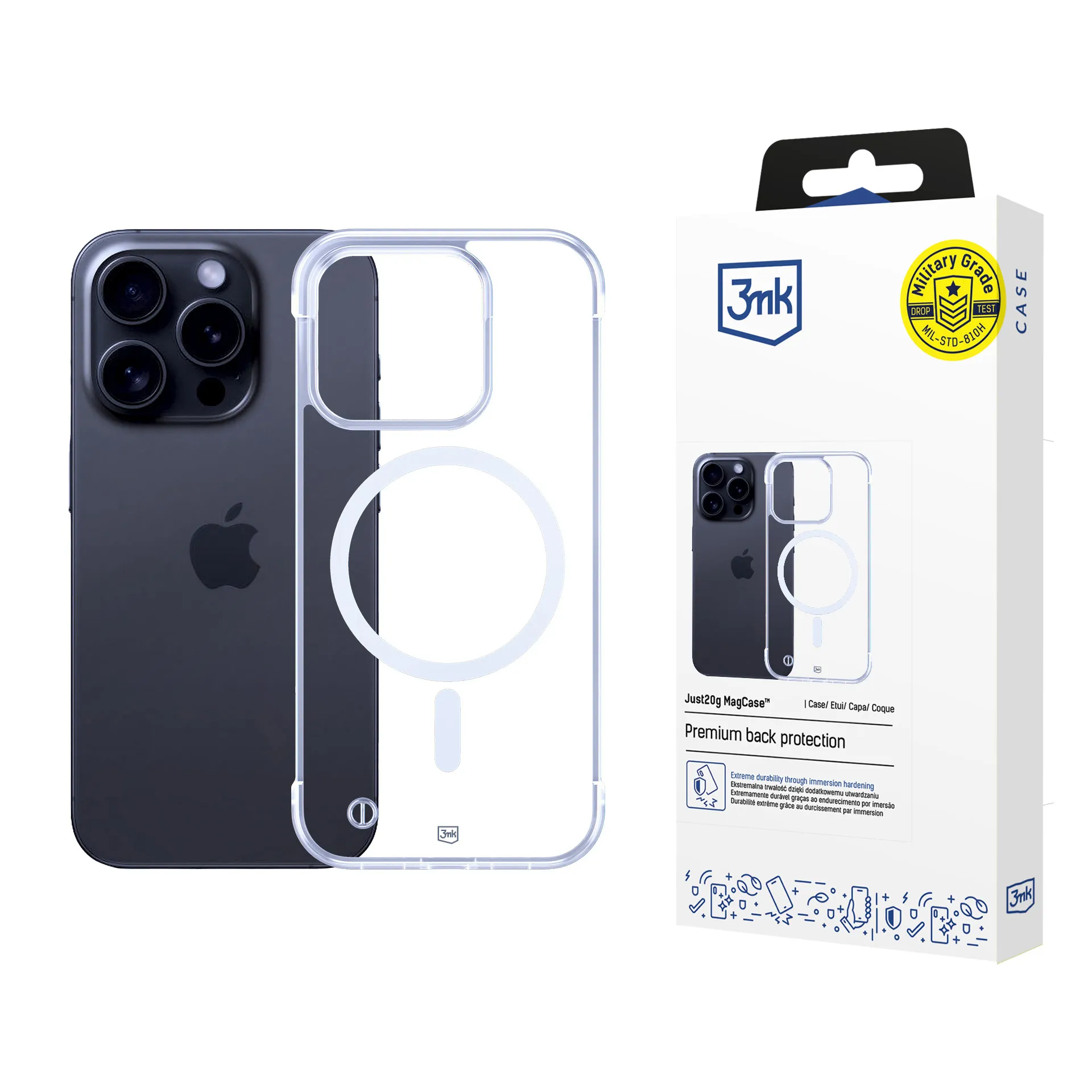 Ultratenké puzdro na Apple iPhone 13 Pro Max - 3mk Just20g MagCase™
