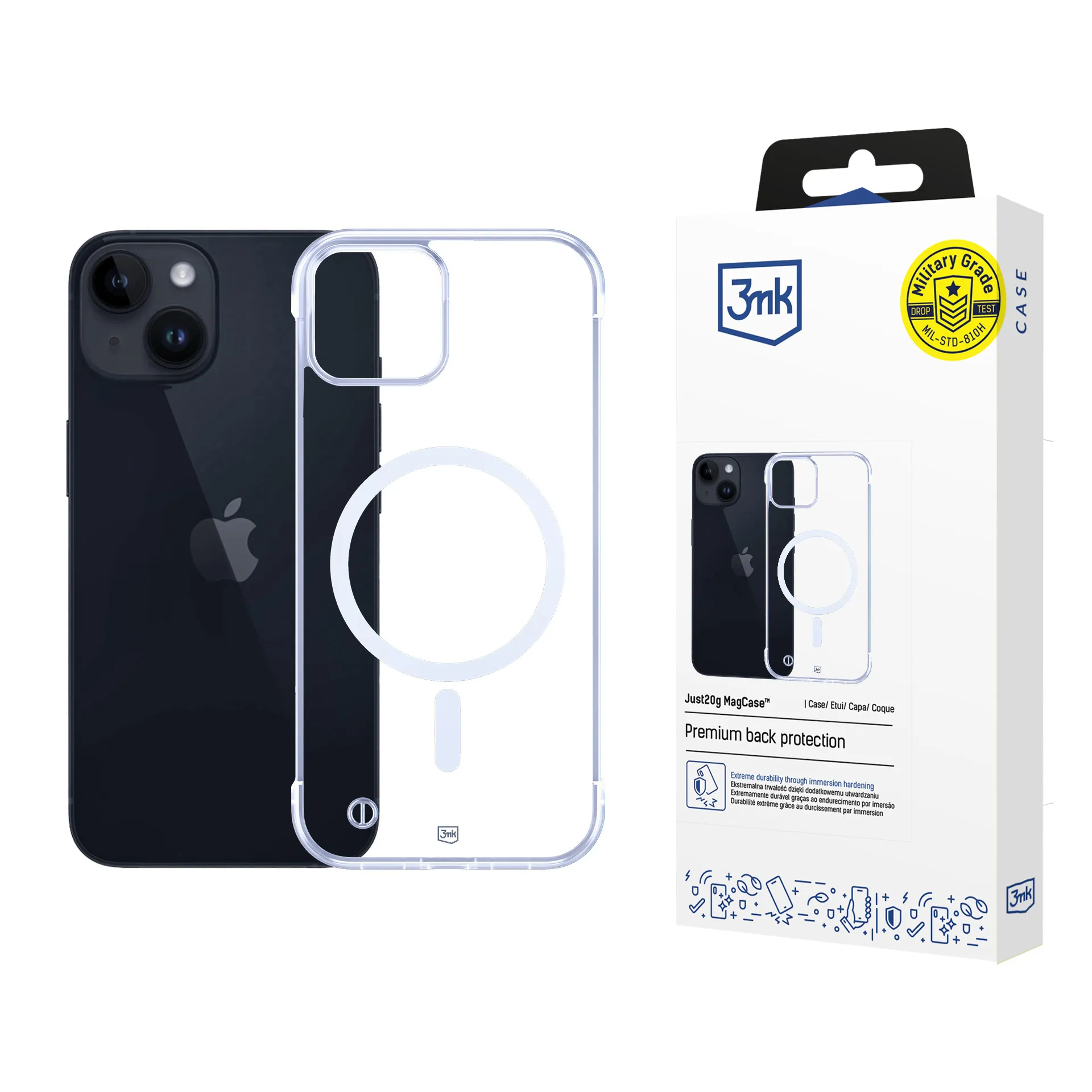 Ultratenké puzdro na Apple iPhone 14 Plus - 3mk Just20g MagCase™