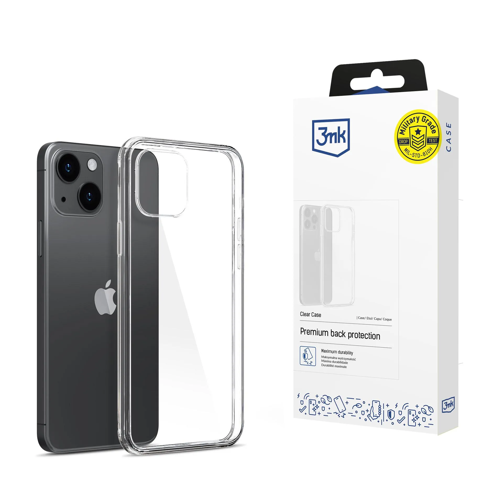 Puzdro na Apple iPhone 15 - 3mk Clear Case