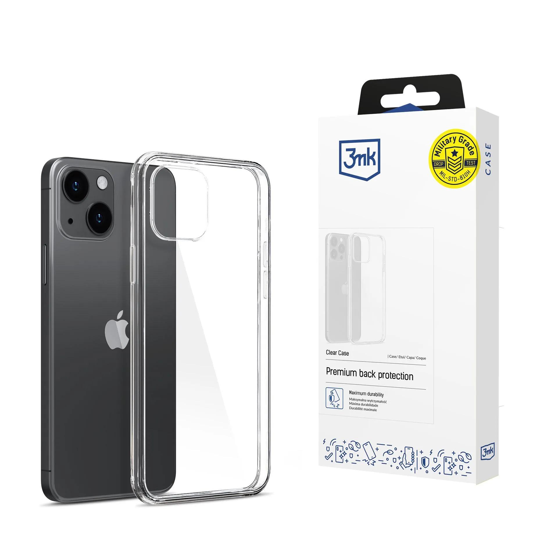 Puzdro na Apple iPhone 15 Plus - 3mk Clear Case