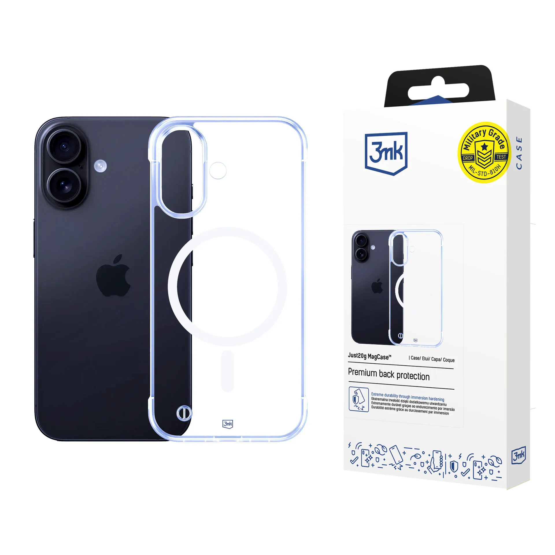 Ultratenké puzdro na Apple iPhone 16 Plus - 3mk Just20g MagCase™