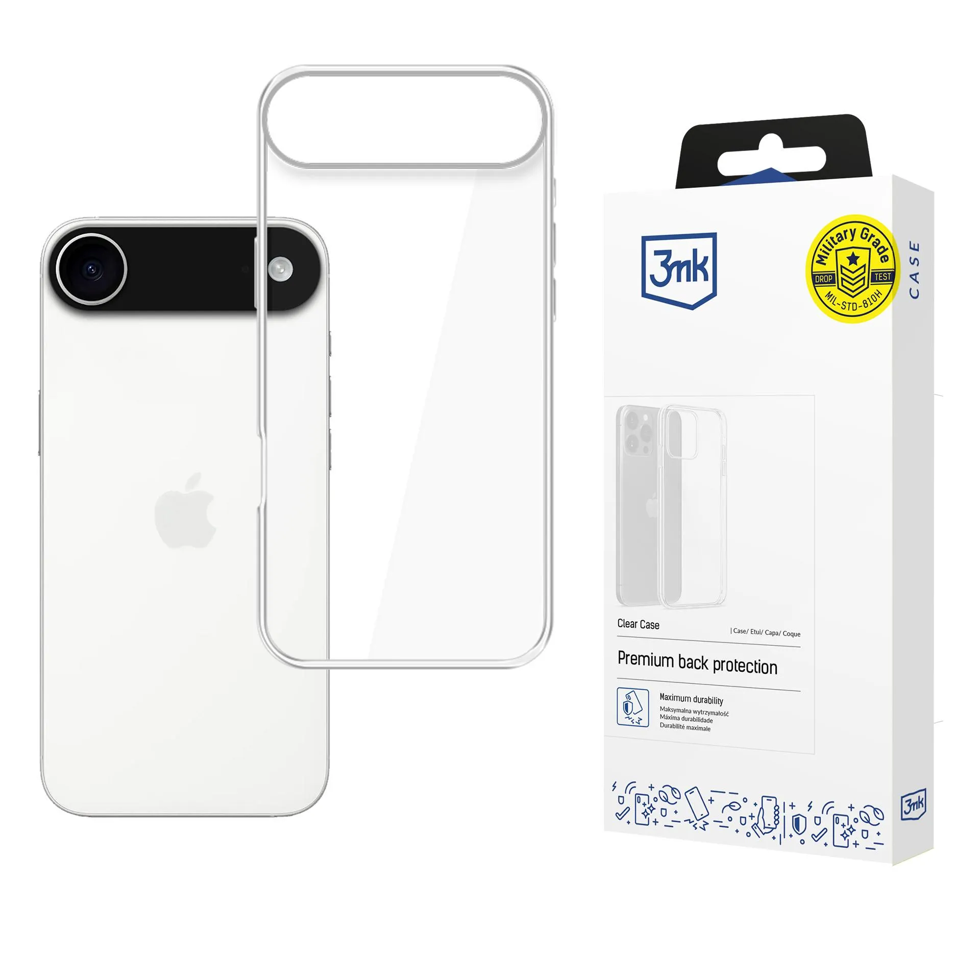 Puzdro na Apple iPhone 17 Air - 3mk Clear Case