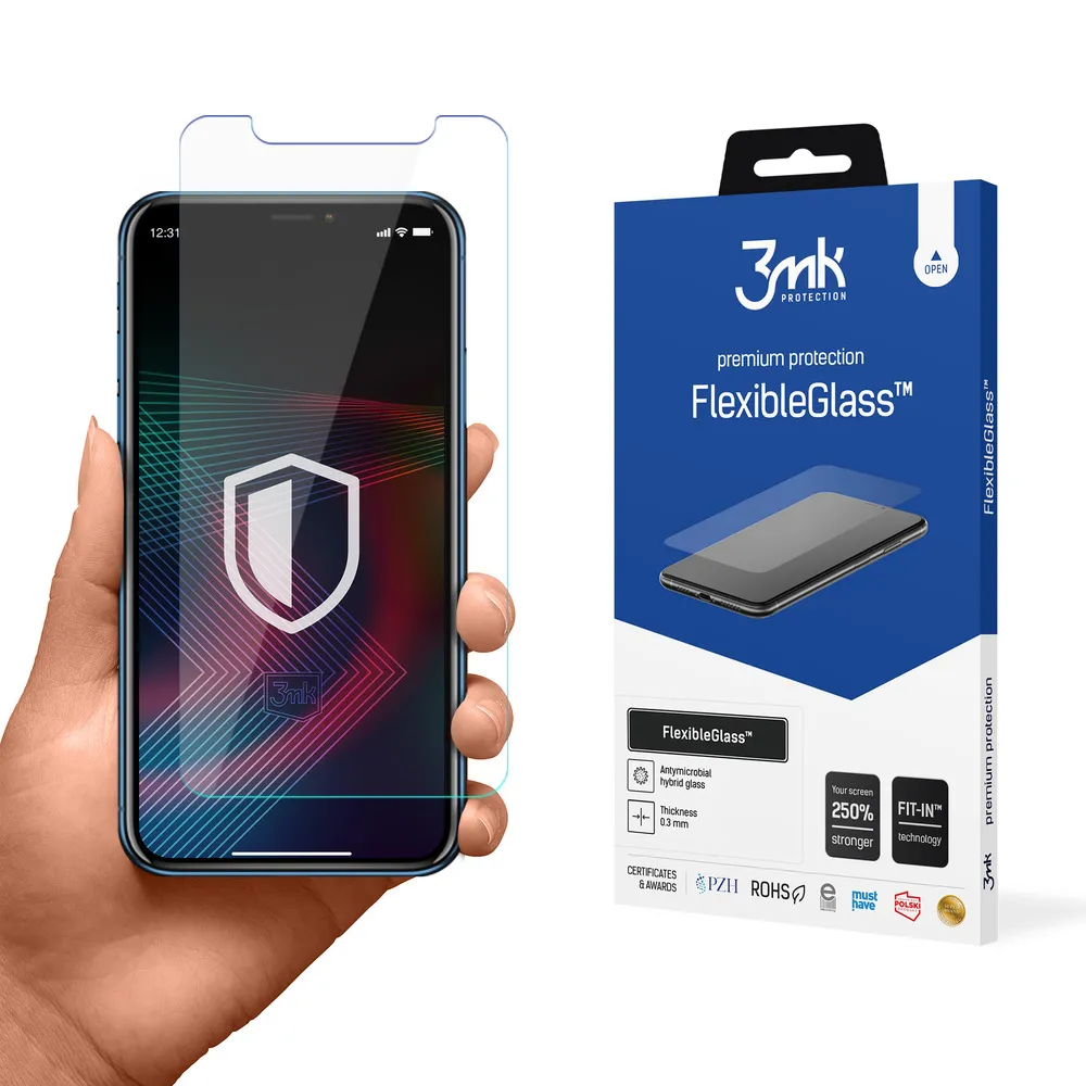 Nerozbitné hybridné sklo na Apple iPhone Xr - 3mk FlexibleGlass™