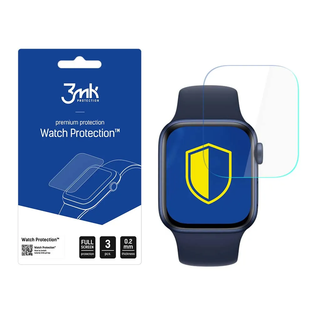 Ochranná fólia na displej smart hodiniek Apple Watch 6 40mm - 3mk Watch Protection