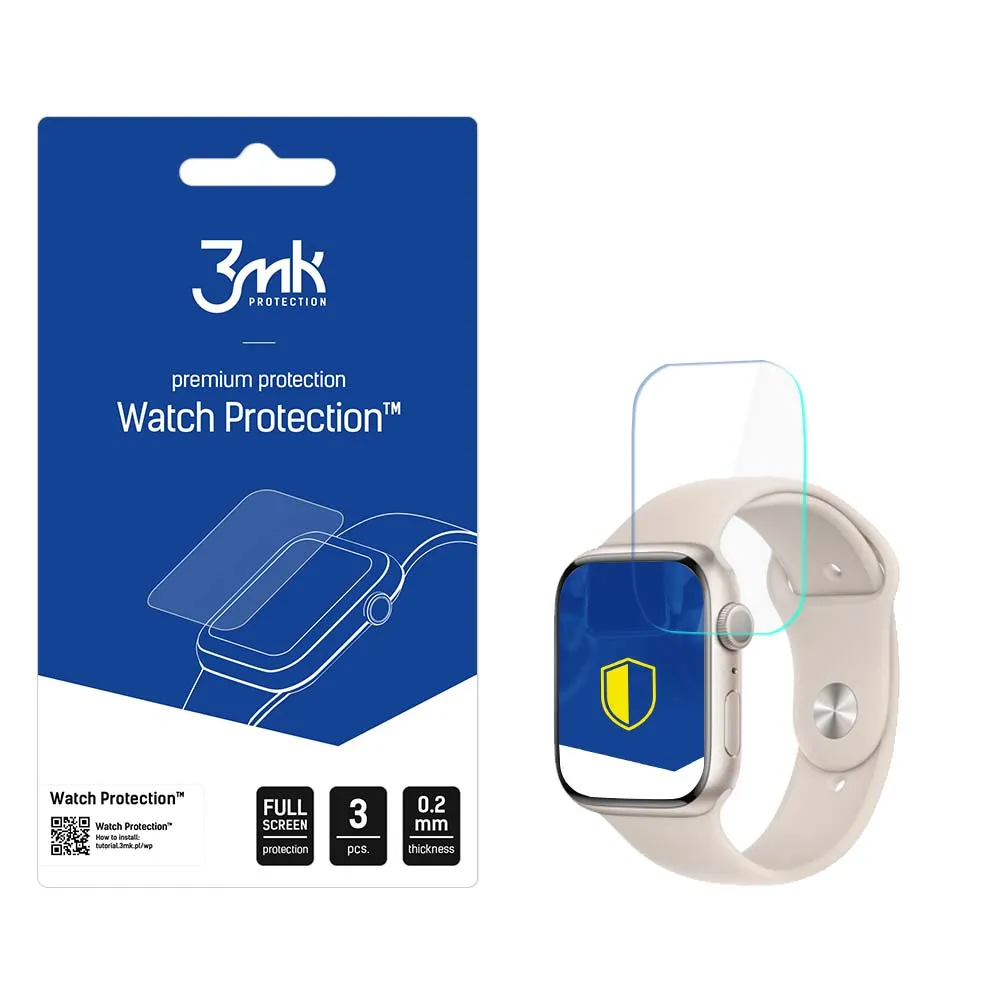 Ochranná fólia na displej smart hodiniek Apple Watch 8 41mm - 3mk Watch Protection