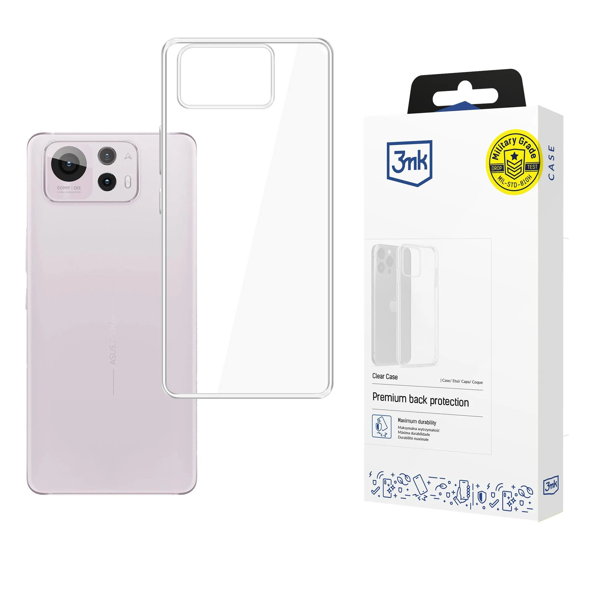 Puzdro na Asus Zenfone 12 Ultra - 3mk Clear Case